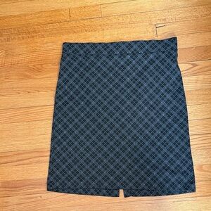 Counterparts Black Geometric Pencil Skirt